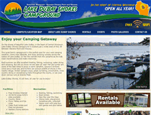 Tablet Screenshot of dubayshores.com